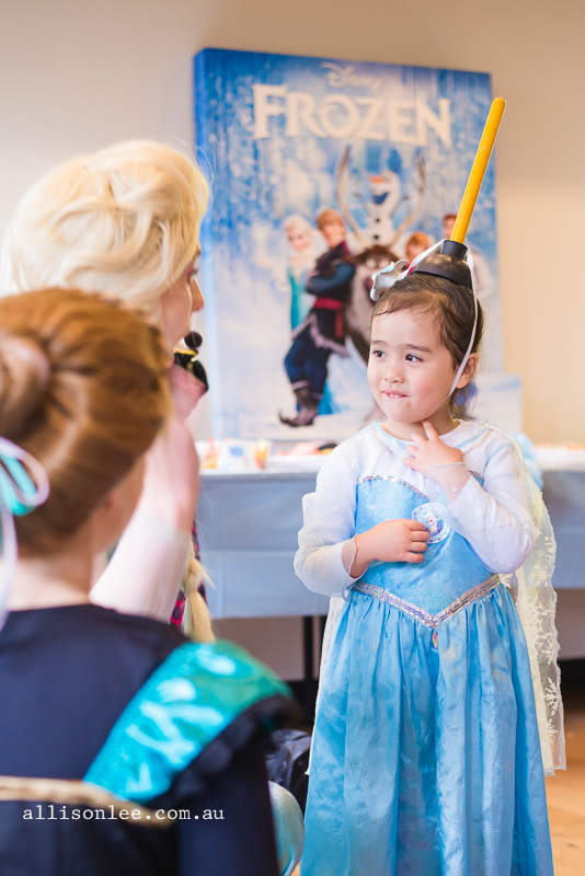 Four year old birthday party Elsa