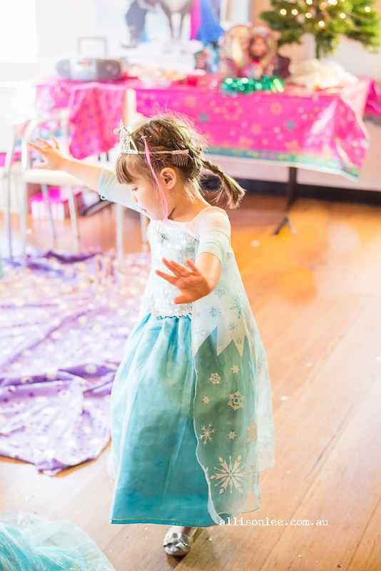 Queen Elsa at her Fifth Birthday Party