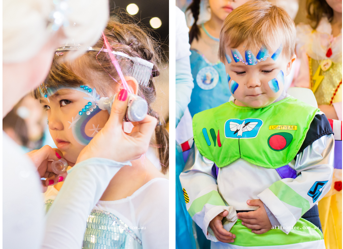 Face Painting at Frozen Party