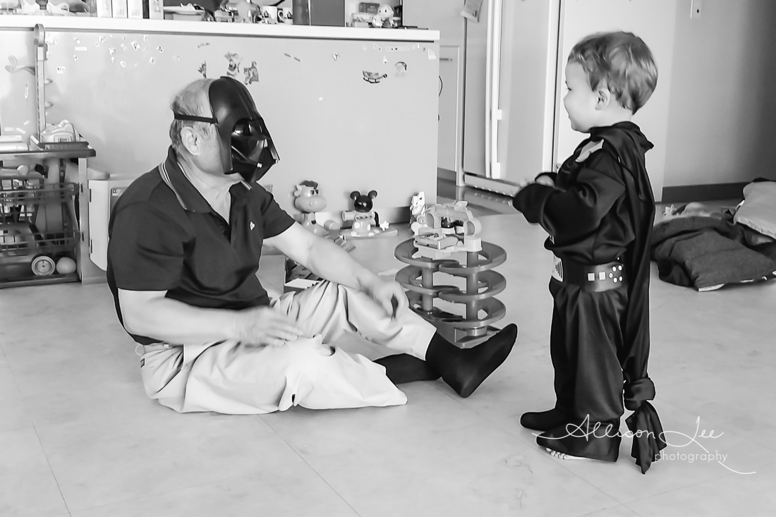 Darth Vader and Grandpa