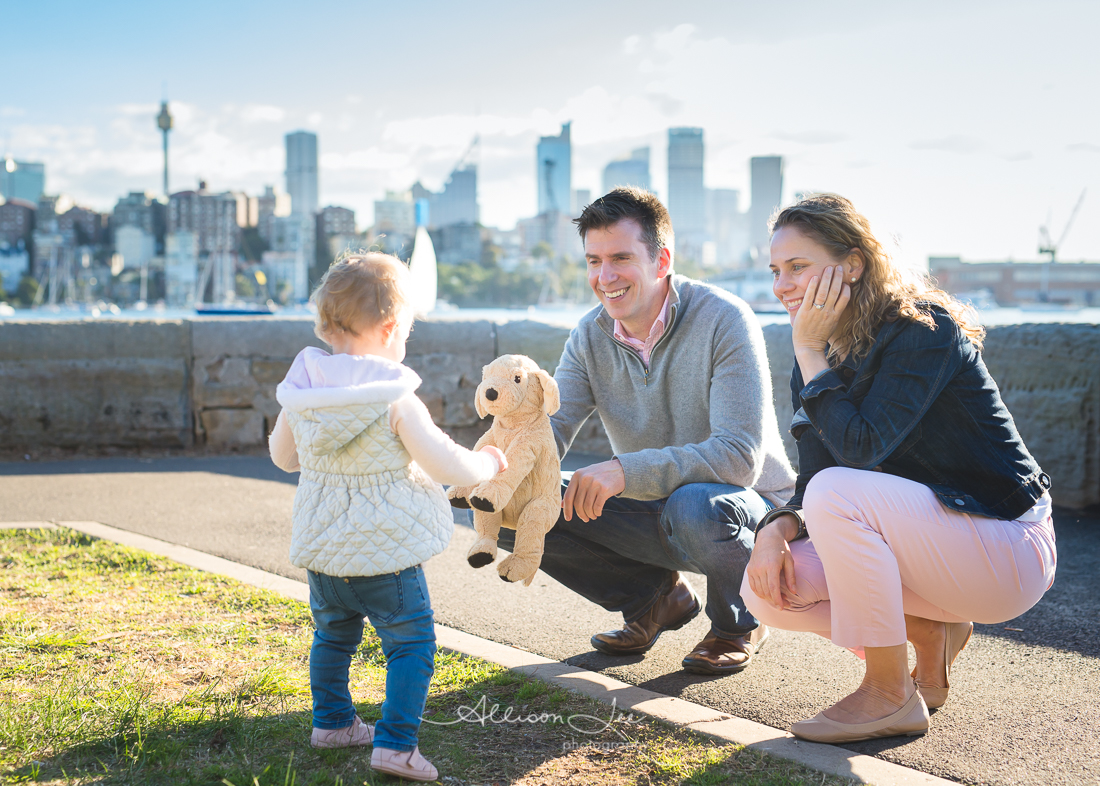 Fun family portrait in Sydney