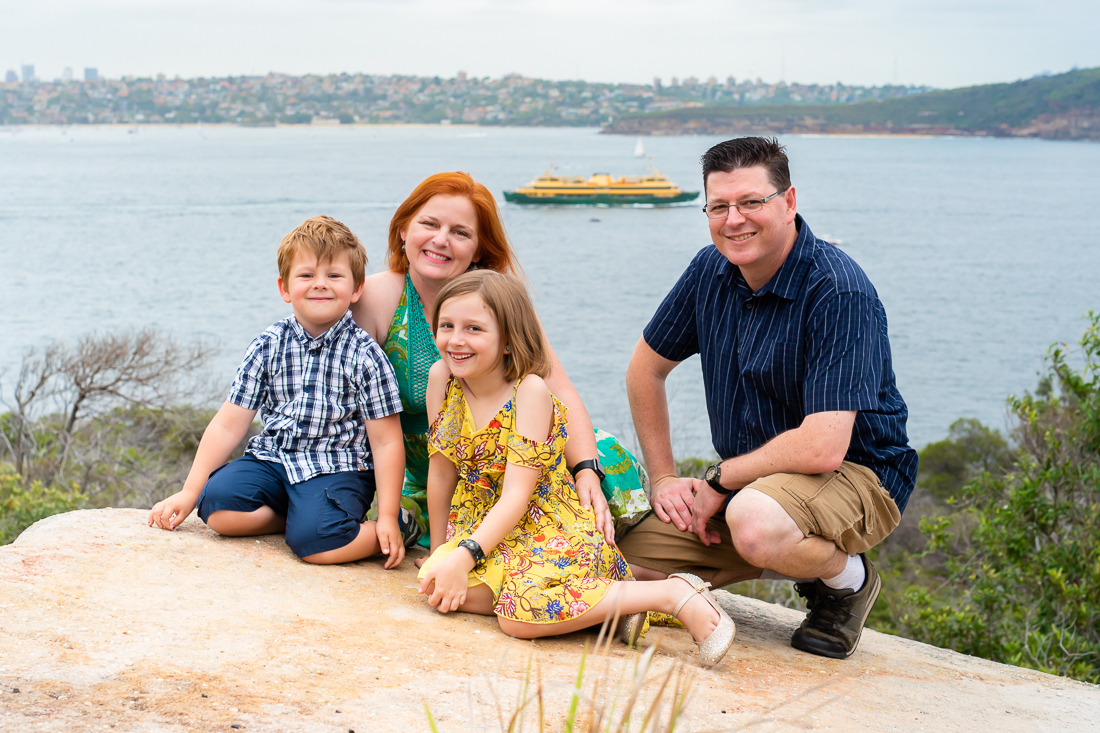 Happy Family at Manly for a photo session