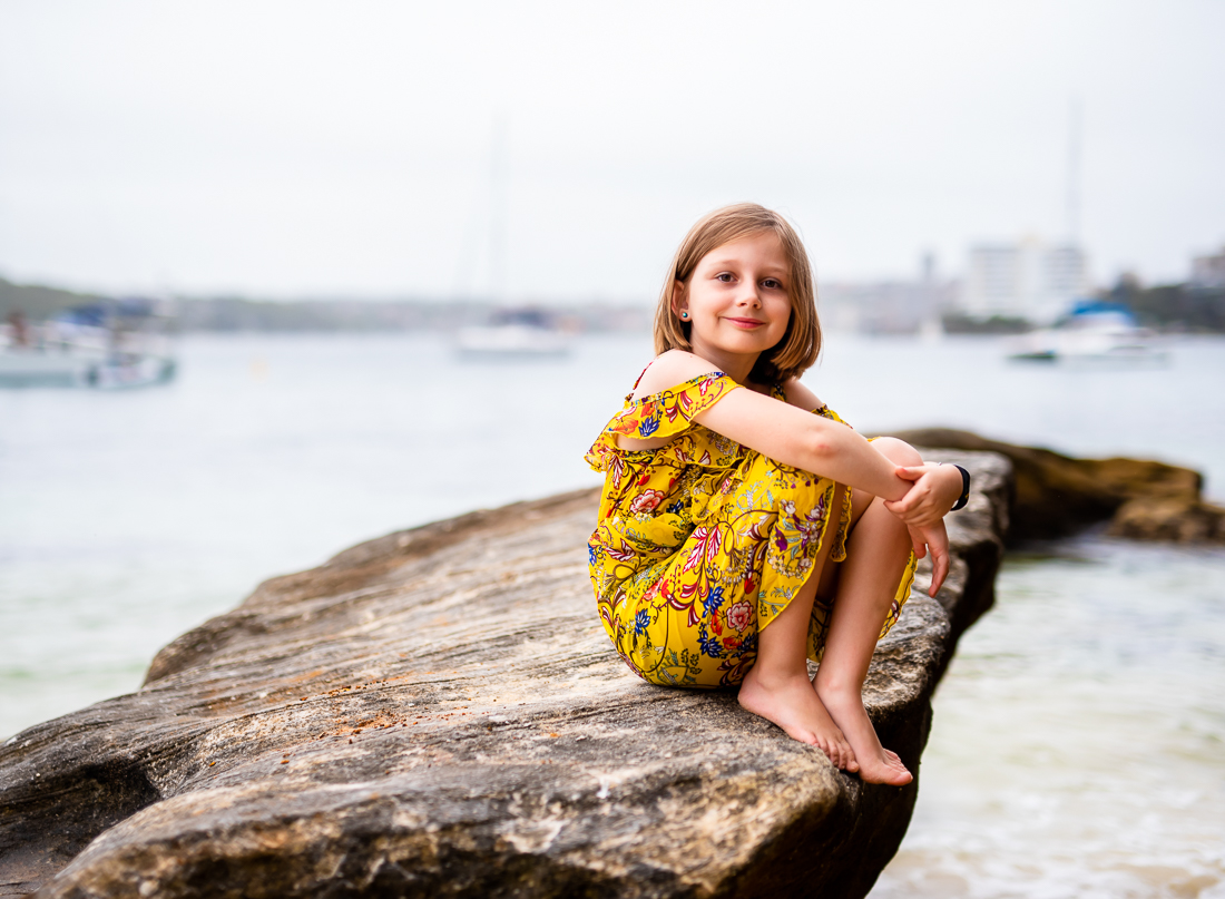 Playing in Manly at the beach