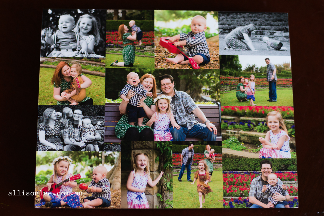 Storyboard from a family session
